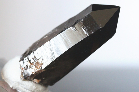 極上テカテカ！ファントム！高波動マラウイ産スモーキークォーツ15.8g【最高品質・超透明・超光沢・超激レア】