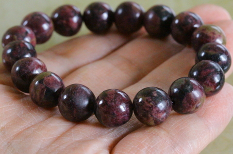 超激レア！高品質ユーディアライト・ブレスレット11.5mm玉【高品質・光沢・超激レア】