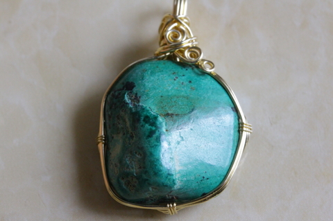 超激レア！イスラエル産エイラットストーン・ペンダント【高品質・超激レア】