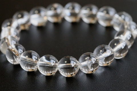 高波動10mm丸玉！超透明センティエントプラズマクリスタル・ブレスレット【最高品質・超透明・光沢・激レア】