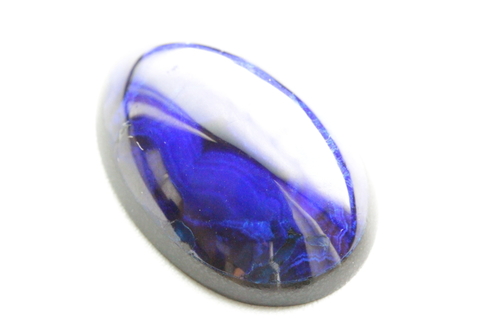 極上！濃厚ネイビー！高波動ロシア産アズライト・ルース43.7ct【最高品質・光沢・超激レア】