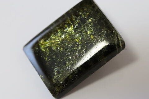 極上!ロシア産ブラックダイオプサイト23mm【最高品質・高波動・光沢・超激レア】