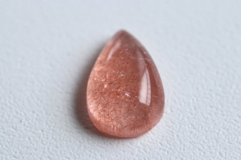 超透明！高品質カザフスタン産ストロベリークォーツ2.3ct【高品質・超透明・超光沢・超激レア】