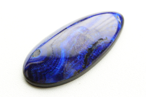 極上！濃厚ネイビー！高波動ロシア産アズライト・ルース44.4ct【最高品質・光沢・超激レア】