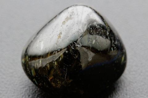 最高品質！ブルー＆ゴールド！高波動グリーンランド産ヌーマイト・パームストーン18.0g【最高品質・高波動・光沢・超激レア】