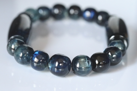 超超激レア！極上品質！ネパール産カイヤナイト・ブレスレット【最高品質・高波動・透明・光沢・超超激レア】