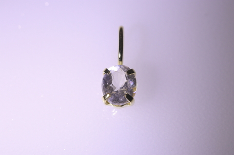 極上超透明！超高波動ロシア産フェナカイト・18Kペンダント鑑別書付き【最高品質・超透明・超光沢・超激レア】