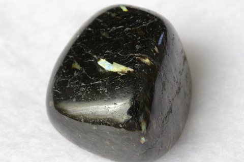 極上！ブルー＆ゴールド！高波動グリーンランド産ヌーマイト・パームストーン23.9g【最高品質・高波動・光沢・超激レア】