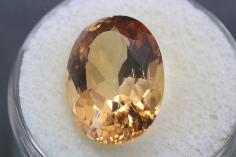 超透明！ロシア産ゴールデン・ダンビュライト10.3ct【最高品質・高波動・超透明・超光沢・超激レア】