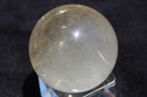 秘蔵品！高品質天然トパーズ34mm丸玉【高品質・透明・光沢・激レア】