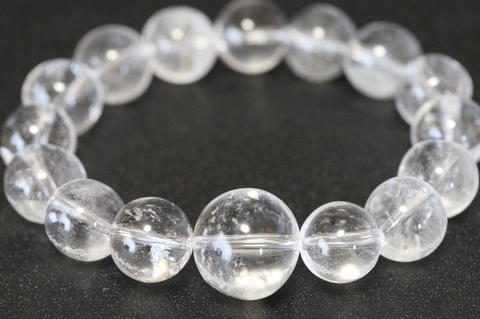 超透明！幻のウラルレムリアン16mm玉*12mm玉！高波動ウラル産レムリアン水晶ブレスレット【最高品質・高波動・超透明・超光沢・超超激レア】