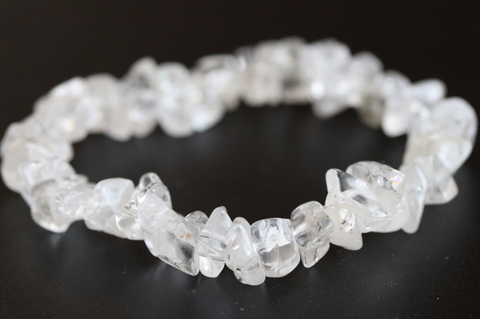 希少119ct　宝石質 ロシア産フェナカイト・タンブルブレスレット