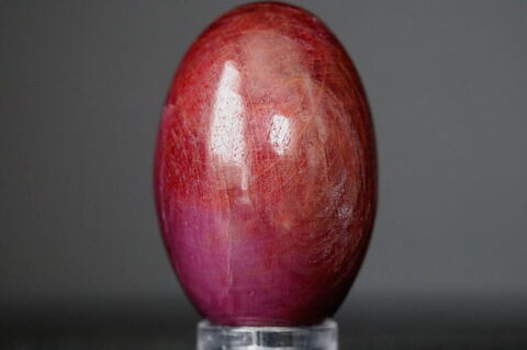 極上！インド産ルビー39mmシバリンガム【最高品質・光沢・激レア】