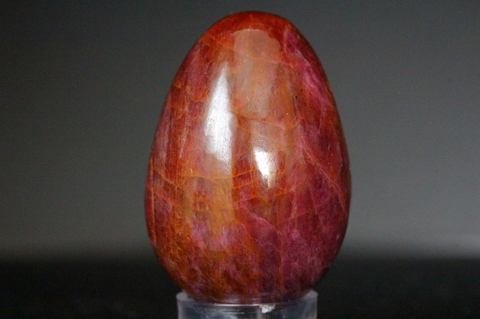 極上！インド産ルビー35mmエッグ【最高品質・光沢・激レア】
