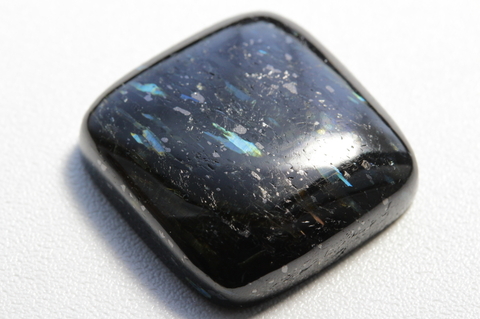 極上究極！ギラギラ！ブルー＆ゴールド！高波動グリーンランド産ヌーマイト・ルース33.6ct【最高品質・高波動・光沢・超激レア】