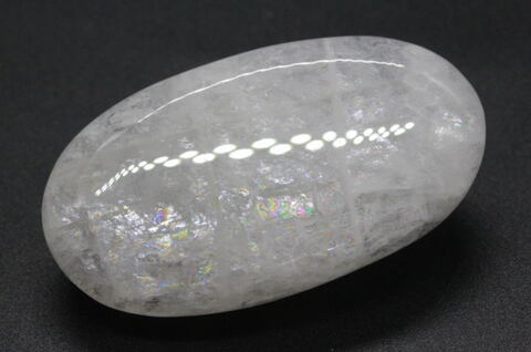 極上！シナジー12高波動レインボーナトロライト・パームストーンB【最高品質・高波動・透明・光沢・レインボー・超激レア】