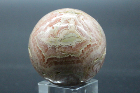 高品質アルゼンチン産インカローズ40mm丸玉【高品質・光沢・激レア】