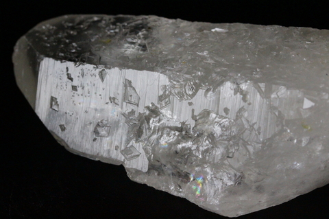 ビッグサイズ！レインボー＆セルフヒールド！高波動ウラル産レムリアン水晶180.4g【最高品質・高波動・超透明・超光沢・レインボー・超激レア】