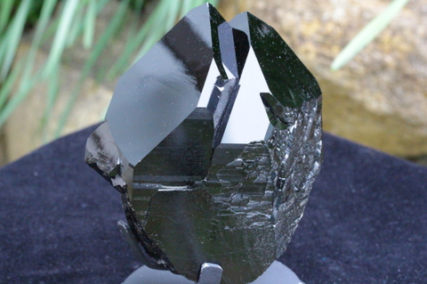 極上ミュージアムクラス！ブラジル産モリオン原石【最高品質・超光沢・ツイン・レコードキーパー・超激レア】