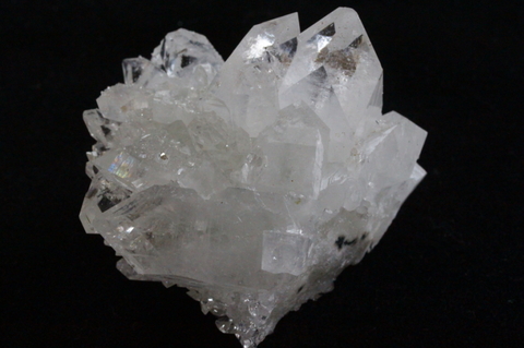 超キラキラ！極上アポフィライトクラスター【最高品質・透明・超光沢・レインボー・超激レア】