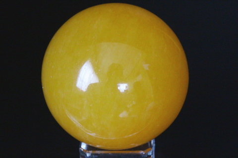 極上秘蔵品！最高品質オレンジカルサイト49mm丸玉【最高品質・光沢・激レア】