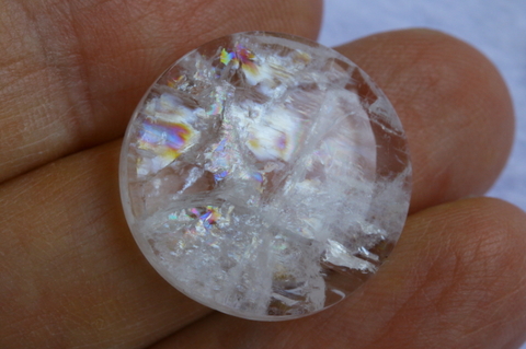 極上！シナジー12高波動レインボーナトロライト・ルース23mm【最高品質・高波動・透明・光沢・レインボー・超激レア】