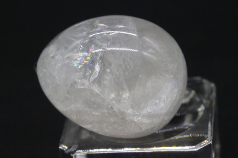 極上キラキラレインボー！天使のペタライト25mmエッグ・シナジー12高波動【高品質・高波動・透明・光沢・レインボー・激レア】