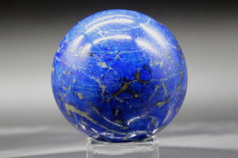 高品質！アフガニスタン産ラピスラズリ48ｍｍ丸玉【高品質・光沢・希少】