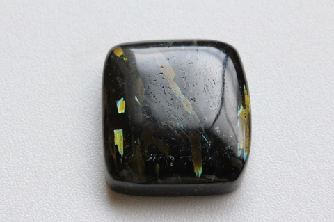 極上究極！ギラギラ！ブルー＆ゴールド！高波動グリーンランド産ヌーマイト・ルース34.7ct【最高品質・高波動・光沢・超激レア】