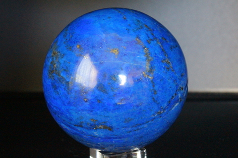 極上ブルー！最高品質ラピスラズリ75ｍｍ丸玉【最高品質・光沢・激レア】