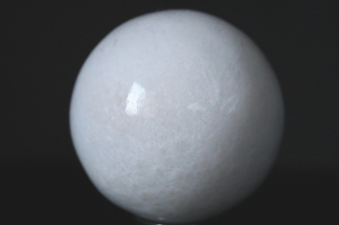 極上！真っ白！スコレサイト47mm丸玉【最高品質・光沢・激レア】