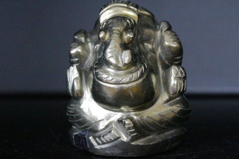 激レア！インド産パイライト・ガネーシャ像【最高品質・光沢・激レア】