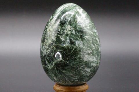 極上ビッグサイズ！最高品質セラフィナイト81mmエッグ【最高品質・光沢・激レア】