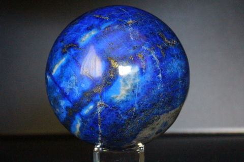 極上ブルー！最高品質ラピスラズリ69ｍｍ丸玉【最高品質・光沢・激レア】