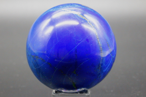 極上濃厚ブルー！アフガニスタン産ラピスラズリ59ｍｍ丸玉【高品質・光沢・激レア】