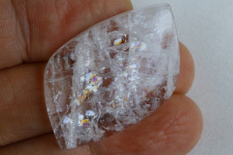 極上！シナジー12高波動レインボーナトロライト・ルース40mm【最高品質・高波動・透明・光沢・レインボー・超激レア】