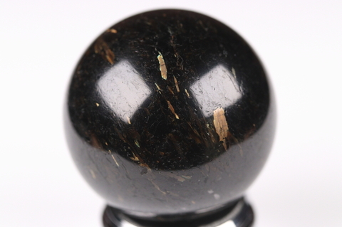 究極秘蔵品！サイズ40mm！超高波動グリーンランド産ヌーマイト丸玉【最高品質・高波動・光沢・超超激レア】