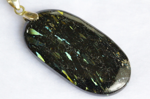 極上！高波動グリーンランド産ヌーマイト・ペンダント20.0g【最高品質・高波動・光沢・超激レア】