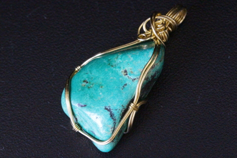 超激レア！イスラエル産エイラットストーン・ペンダント6【高品質・超激レア】