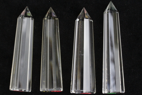 最強浄化！極上超透明12面カットヒマラヤ水晶4本セットG【最高品質・超透明・超光沢・超激レア】