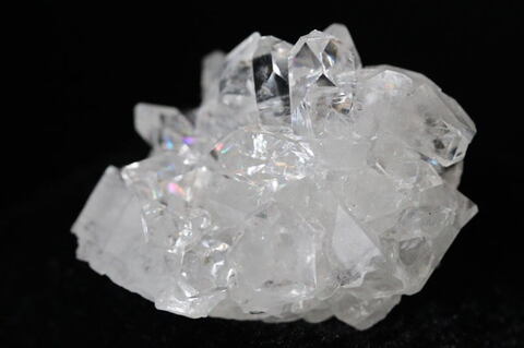 極上超透明！キラキラレインボー！インド産アポフィライト46.3g【最高品質・超透明・超光沢・レインボー・超激レア】