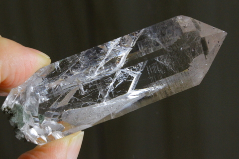 超透明！インドマニハール産水晶【最高品質・超透明・光沢・激レア】