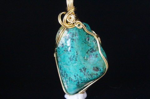 超激レア！イスラエル産エイラットストーン・ペンダント1【高品質・超激レア】