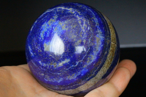極上ネイビーブルー！最高品質ラピスラズリ72ｍｍ丸玉【最高品質・光沢・激レア】
