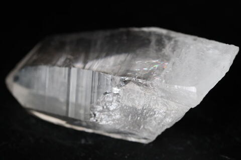 極上アイスクリア！レインボー＆セルフヒールド！高波動ウラル産レムリアン水晶77.4g【最高品質・高波動・透明・光沢・レインボー・超激レア】