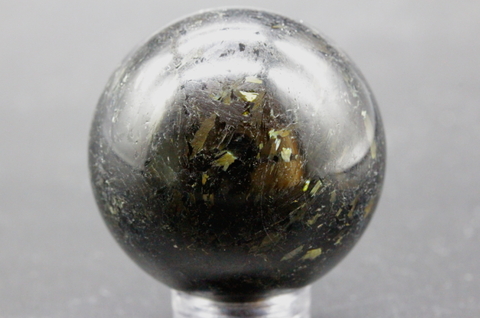 極上！高波動グリーンランド産ヌーマイト34mm丸玉C【最高品質・高波動・光沢・超激レア】