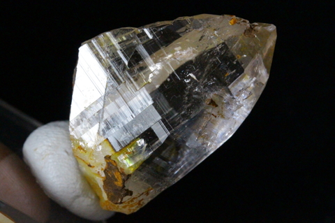 極上キラキラ！超透明ガネーシュヒマール産ゴールデンヒーラー16.0g【最高品質・超透明・超光沢・カテドラル・超激レア】