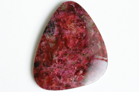 極上光沢！ビッグサイズ40mm！ロシア産ユーディアライト・ルース【最高品質・光沢・激レア】