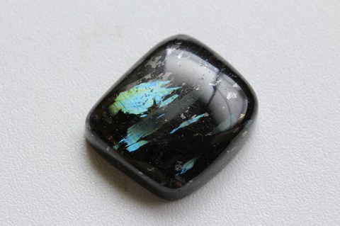 極上究極！ギラギラ！ブルー＆ゴールド！高波動グリーンランド産ヌーマイト・ルース24.8ct【最高品質・高波動・光沢・超激レア】