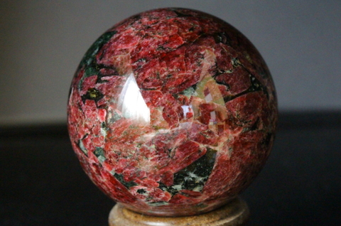 極上！最高品質ユーディアライト50mm丸玉【最高品質・光沢・超激レア】